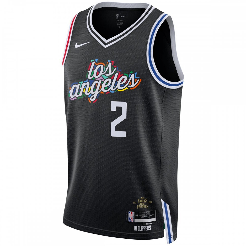 Kawhi Leonard LA Clippers Unisex 2022/23 Swingman Jersey - City Edition - Black-Pro Kit Vault | Brand New 26/27 Sports Jerseys
